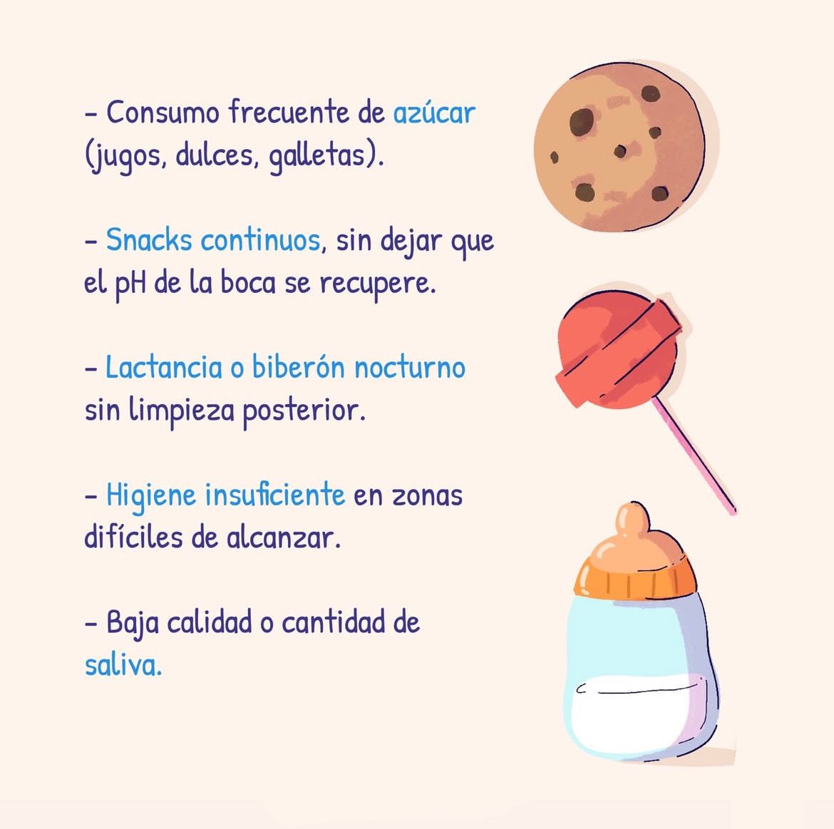 Hablemos_caries's tweet photo. Sabemos que duele ver caries a pesar de cuidar a tu hijo
El cepillado es clave, pero no es lo único:
¿Se cepilla con pasta con flúor?
¿Lo hace mínimo 2 veces al día, por 2 minutos?
¿Se limita el consumo de azúcares?
¿Hay revisiones dentales regulares? https://t.co/ZBTb77J8gi