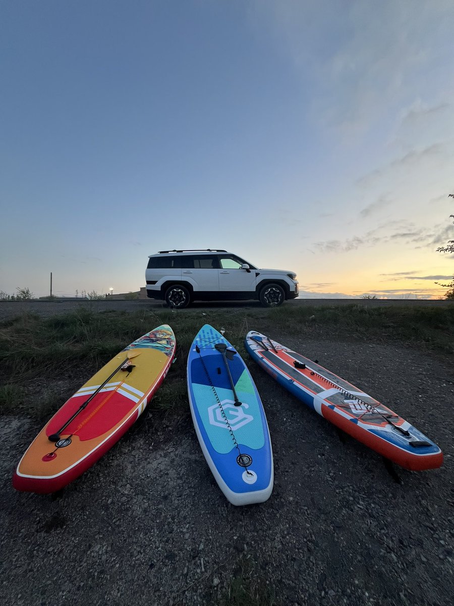 Вода всё еще ледяная. Поэтому пока без ныряний с сапов.

15го будем делать сплав по Нуре