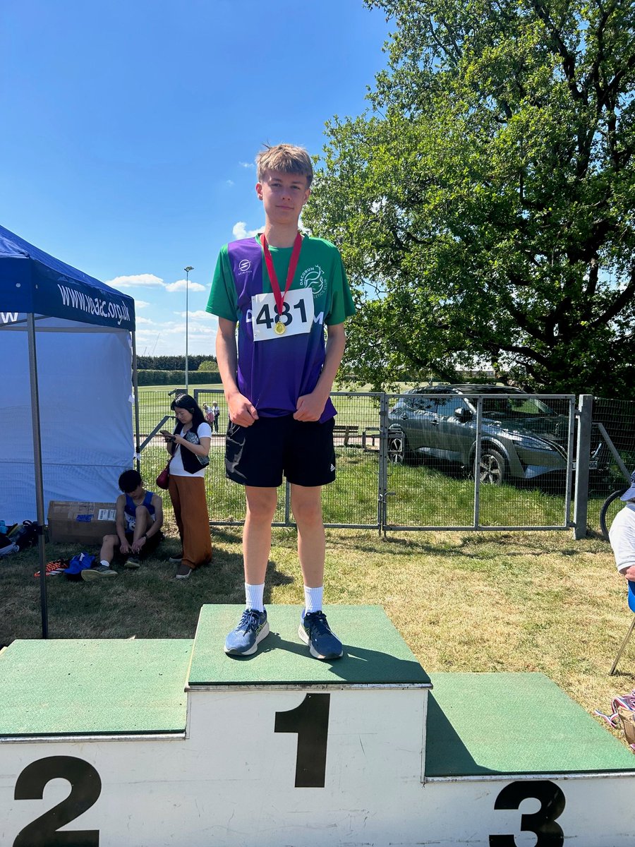 Great work to Harry in Year 9 who competed in the Bucks County Champs today, coming 1st with an amazing 46.03m smashing his PB by 6m. This places him 6th in the UK on the 'Power of 10' and is also beyond the English Schools qualification distance of 45m.