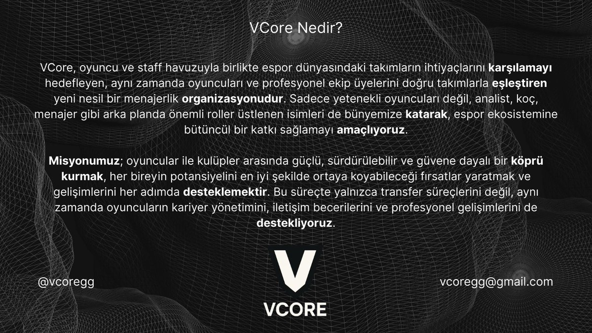 VCORE tweet media