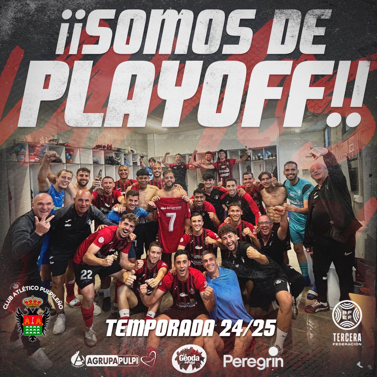 ✅ Objetivo conseguido, ¡𝐒𝐎𝐌𝐎𝐒 𝐃𝐄 𝐏𝐋𝐀𝐘𝐎𝐅𝐅! 💪🏻

#VamosPulpileño🔴⚫️