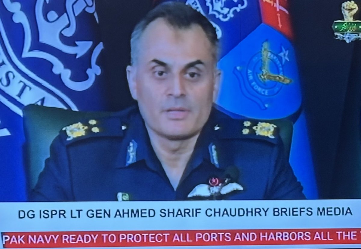 Pakistan Air Force claimed on Sunday night that they actually destroyed six Indian planes. AVM Aurangzeb is part of the PAF operations. He said PAK 🇵🇰0 and India 🇮🇳06 Previously Pakistan claimed to shoot down five Indian planes.