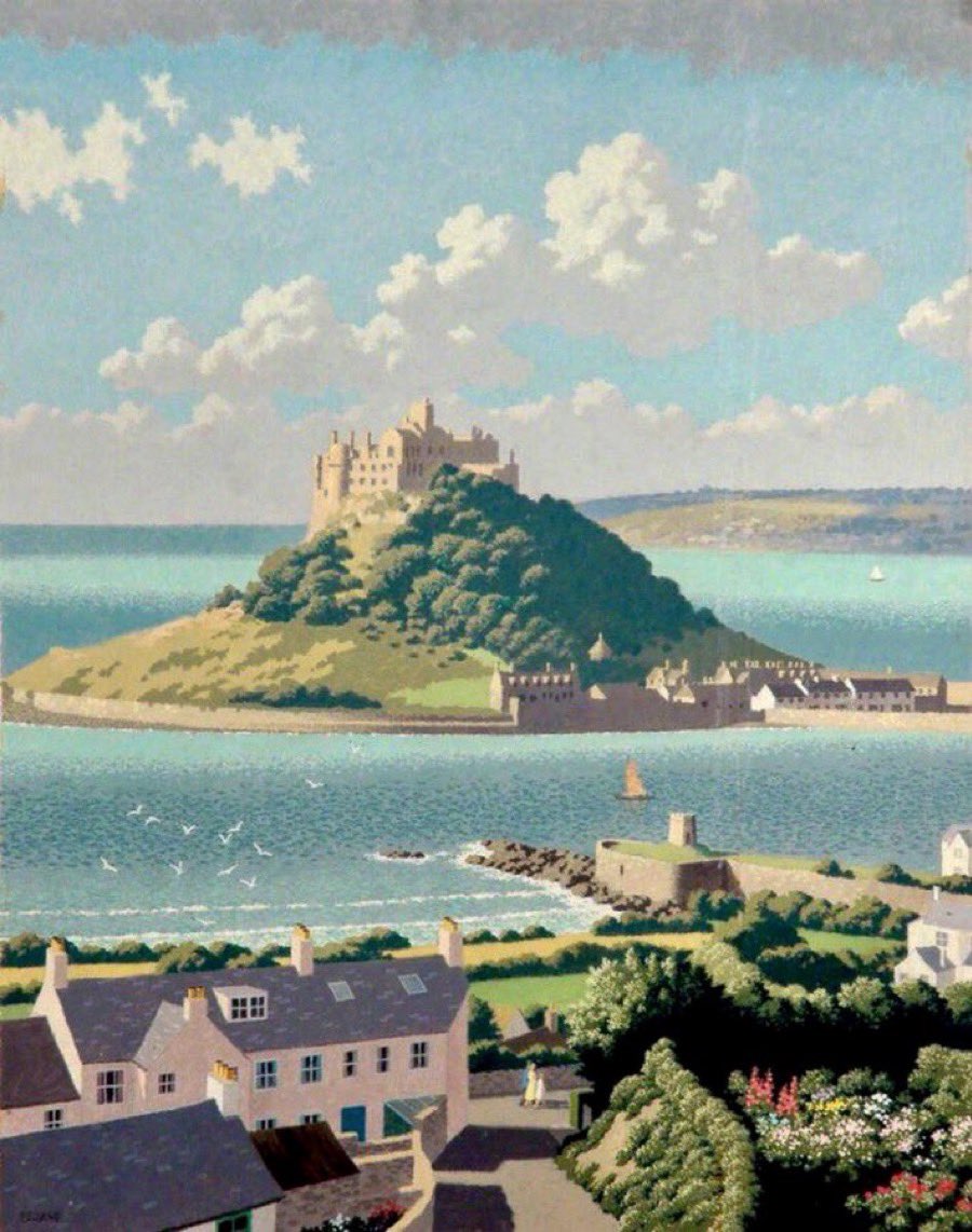 Other work of the Ladybird artists. 
‘St Michael’s Mount’
Artist: Ronald Lampitt