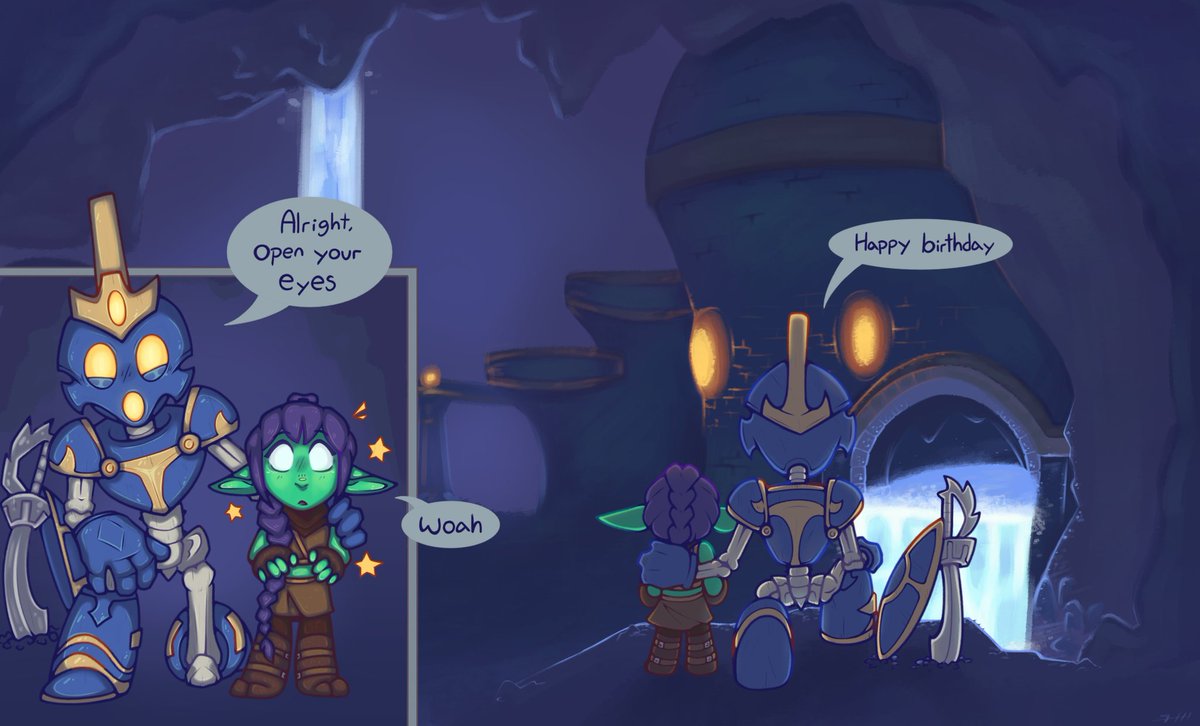 Itz_Spyrit's tweet image. Commission for toosoonmoon on tumblr!!!
Im finally improving on my backgrounds 🙏 life is good