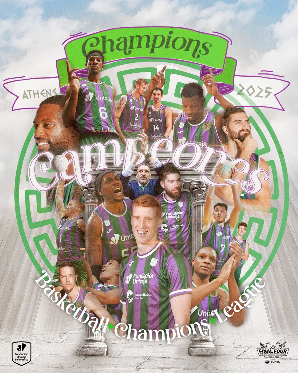 UnicajaCB (@unicajacb) on Twitter photo ๐๐ผ๐ ๐๐๐๐โ๐ ๐ผ๐ โ๐๐ผ๐๐โ๐
ยกยกยก๐๐๐ ๐ฃ๐๐ข๐ก๐๐ฆ ๐ฑ๐ฒ ๐น๐ฎ <a href="/BasketballCL/">Basketball Champions League</a>!!!
๐๐ #YoSoyDelUnicaja #BasketballCL #FinalFour ๐๐ผ๐ ๐๐๐๐โ๐ ๐ผ๐ โ๐๐ผ๐๐โ๐
ยกยกยก๐๐๐ ๐ฃ๐๐ข๐ก๐๐ฆ ๐ฑ๐ฒ ๐น๐ฎ <a href="/BasketballCL/">Basketball Champions League</a>!!!
๐๐ #YoSoyDelUnicaja #BasketballCL #FinalFour