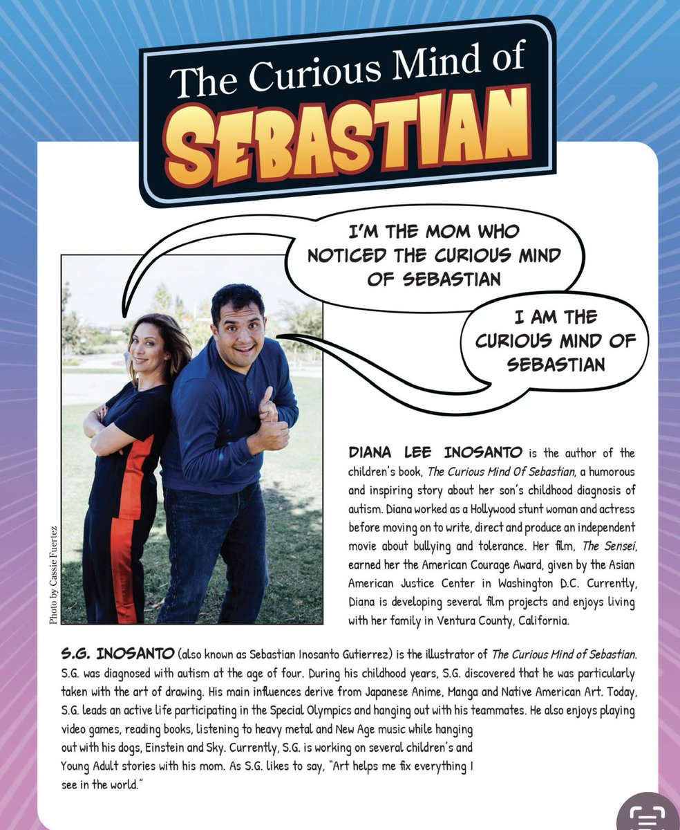 TheRealDLI's tweet image. Happy Mother’s Day!
Grateful for the journey of motherhood—especially raising my amazing son with autism.
Together, we combined our creativity—his art, my storytelling—to create our family book: The Curious Mind of Sebastian.
Our journey is unique, and filled with love.…