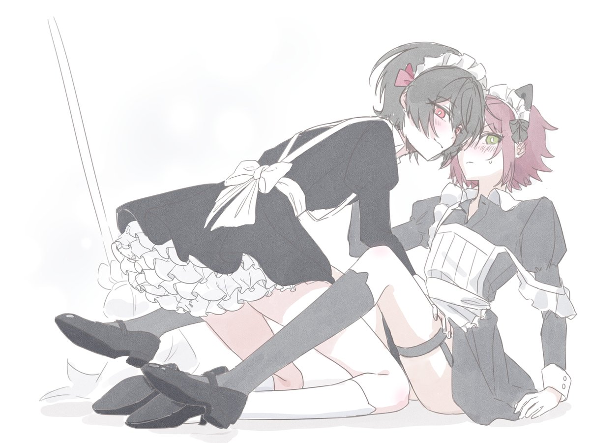 #리츠마오_전력_1시간 
#りつまお 

리츠마오 메이드🖤❤️