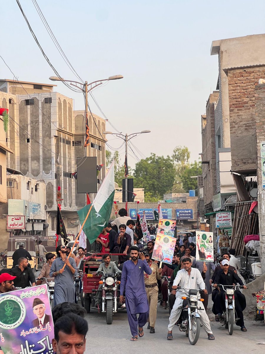MWAP_Sindh's tweet photo. 11-05-2025
Larkana: Ali Un Waliullah Zindabad and Pakistan Pa'indabad rally.
#MWAP_SINDH #MWAPS #PakistanZindabad #PakistanArmy #PakArmy
@OfficialDGISPR https://t.co/isItFe09pG