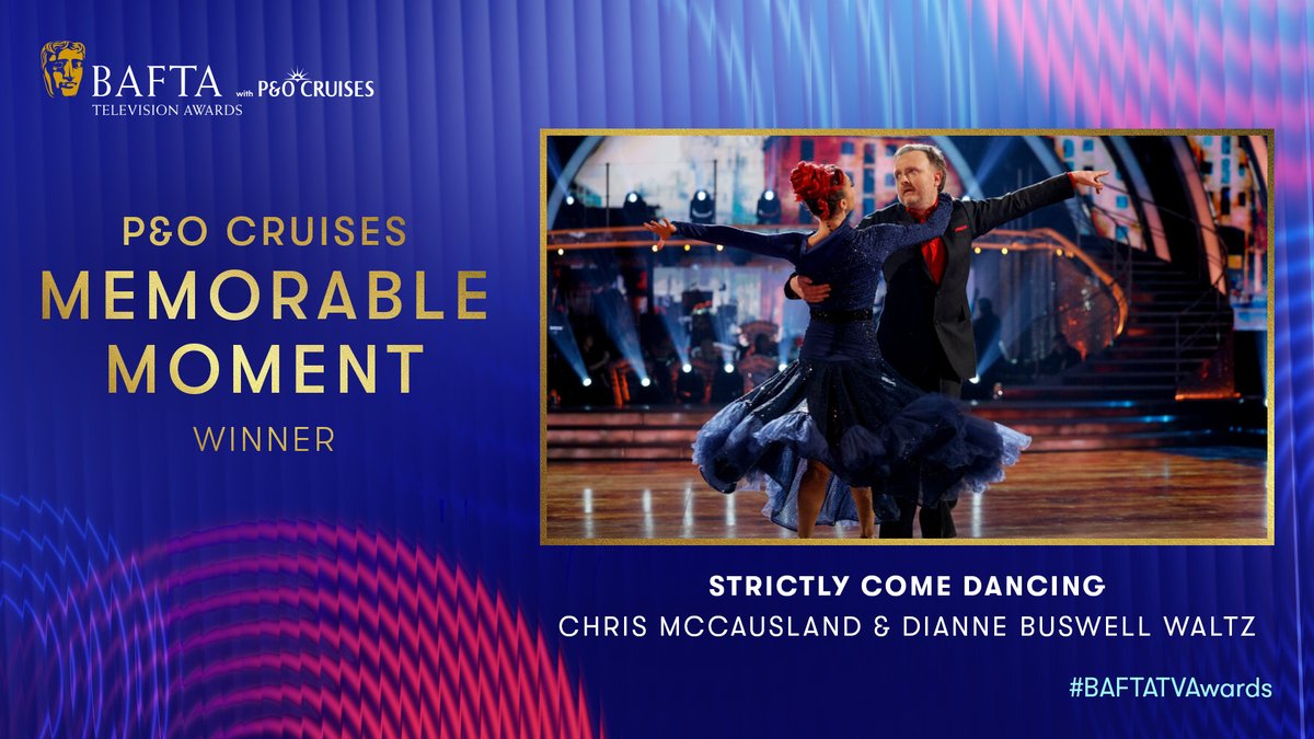 Your P&amp;O Cruises Memorable Moment is… Chris McCausland and Dianne Buswell’s Waltz to ‘You’ll Never Walk Alone’ from Strictly Come Dancing 🪩
 
#BAFTATVAwards with <a href="/pandocruises/">P&O Cruises</a>