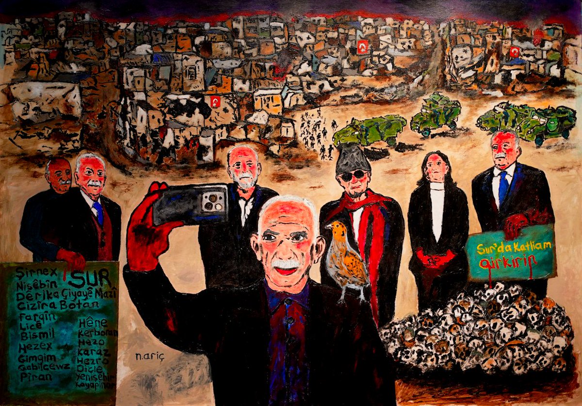 Selfiya Apo bi hevalên xwe re
Apos Selfie with his friends