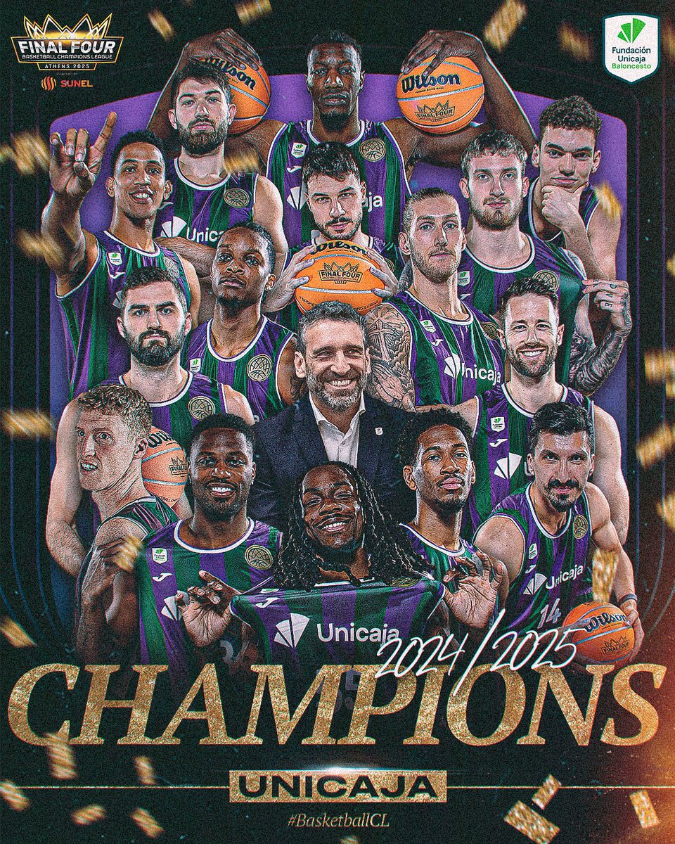 FairPlay Agency (@fairplaycm) on Twitter photo ยกUna mรกs!
Felicidades <a href="/JBarreiro10/">Jonathan Barreiro</a>
CAMPEรN DE LA <a href="/BasketballCL/">Basketball Champions League</a> ๐๐๐๐
Sigues haciendo historia con <a href="/unicajaCB/">UnicajaCB</a> ๐๐๐
Orgullo #Octagonfamily
<a href="/OctagonBballEU/">Octagon Basketball Europe</a> ยกUna mรกs!
Felicidades <a href="/JBarreiro10/">Jonathan Barreiro</a>
CAMPEรN DE LA <a href="/BasketballCL/">Basketball Champions League</a> ๐๐๐๐
Sigues haciendo historia con <a href="/unicajaCB/">UnicajaCB</a> ๐๐๐
Orgullo #Octagonfamily
<a href="/OctagonBballEU/">Octagon Basketball Europe</a>