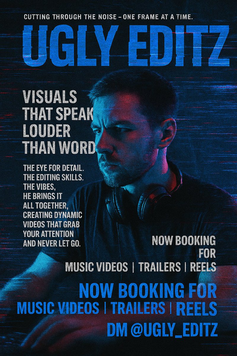 Turned My First Poster into Motion
Tweet:
Started with a still poster in Photoshop.
Ended with a motion graphic I legit can’t stop replaying.
One step at a time—but this creativity thing? I'm locked in.
#Photoshop #MotionGraphics #FirstDesign #DesignGlowUp