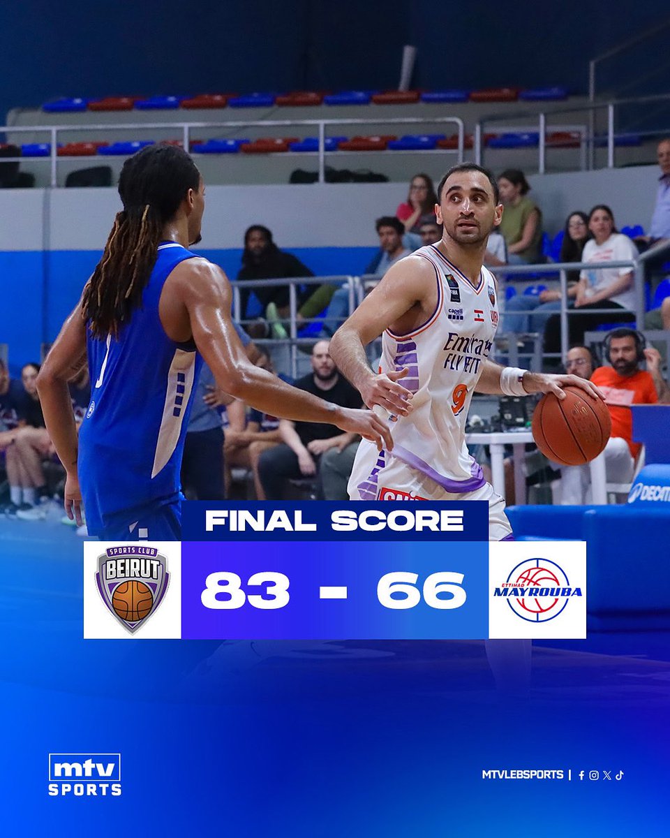 mtvlebsports's tweet photo. . @BeirutClubLB takes the W!
#mtvbasket #mtvsports #decathlon #lebanesebasketball #regularseason #round17 https://t.co/qz58496MUr