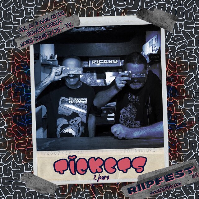 Les #pass2jours de la 9e édition du #riipfest sont disponibles dès aujourd’hui en prévente physique à tarif préférentiel sur TOURS, exclusivement auprès de :
➡️ Street Art Family de 10h00 à 19h00
➡️ Buck Mulligan’s de 17h00 à 02h00

A vos marques, il n’y en aura que 50 de dispo!