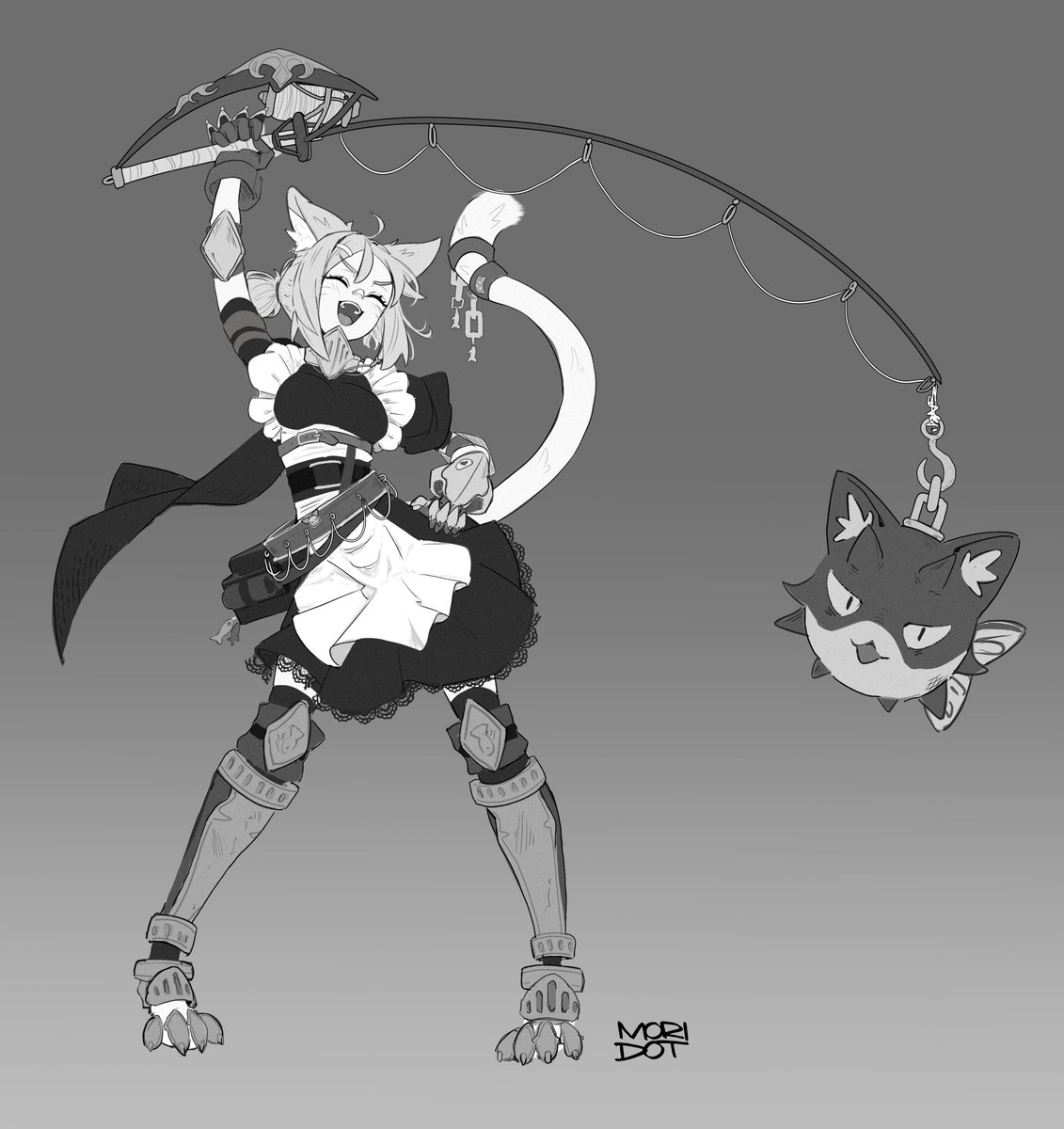 OC Redesign for my good friend <a href="/AlterKyon/">🐟ALTERKYON</a> 

Happy Birthday brother, ily