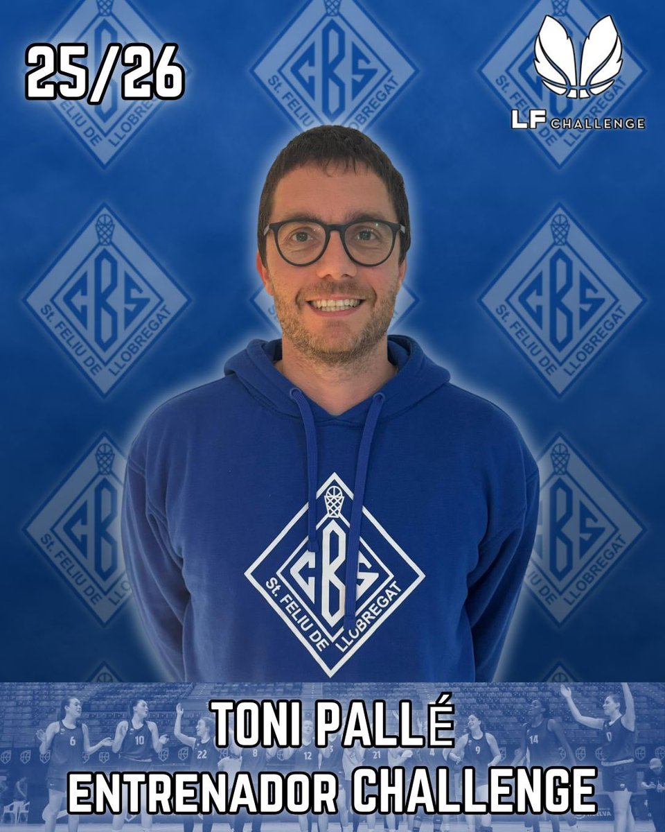 Cbsbasket_fem's tweet photo. Nou líder a la banqueta!
Toni Pallé serà l’entrenador del CBS Challenge la pròxima temporada!
Amb el seu lideratge i passió, engeguem un nou projecte ple d’ambició!

#CBSantfeliuenc #OrgullCBS #LigaChallenge #NouProjecte #BàsquetFemení https://t.co/JMmUaylNnk