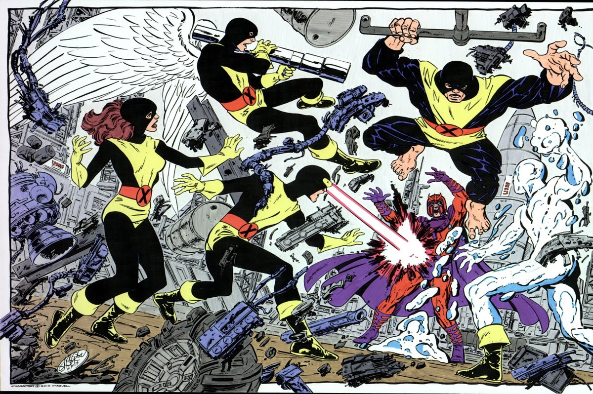 iamluke85's tweet photo. #xmen vs #magneto artwork by #JohnByrne (Penciller) , #EdSanson (Colorist) , https://t.co/ywliGf7rbB
