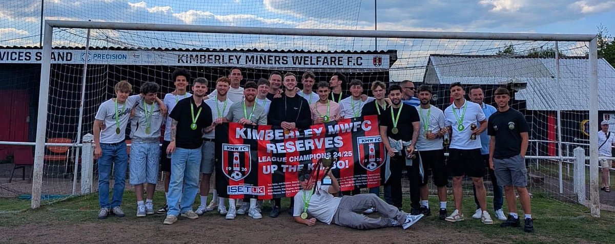 Kimberley MWFC (@kimberleymwfc) on Twitter photo A big shout out to our Reserve Team who finally picked up the <a href="/NottsSeniorLge/">Nottinghamshire Senior League</a> Division One Title yesterday! A big shout out to our Reserve Team who finally picked up the <a href="/NottsSeniorLge/">Nottinghamshire Senior League</a> Division One Title yesterday!