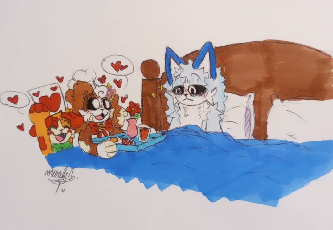 Muri_the_fox's tweet photo. 🌸 comemoração de dia das mães🌸💕
Na Au dos smiling creatures da minha amiga @Deborete18 :D
(2/2)
#SmilingCritters #SmilingCrittersAU #SmilingsCrittersOC #NightmareCritters #NightmareCrittersAu #SmilingCreaturesAu #SmilingCreatures #Bellybell🐶🎀 #Lin🐶 #comfortcat🩵 https://t.co/ElR3oNgtW7