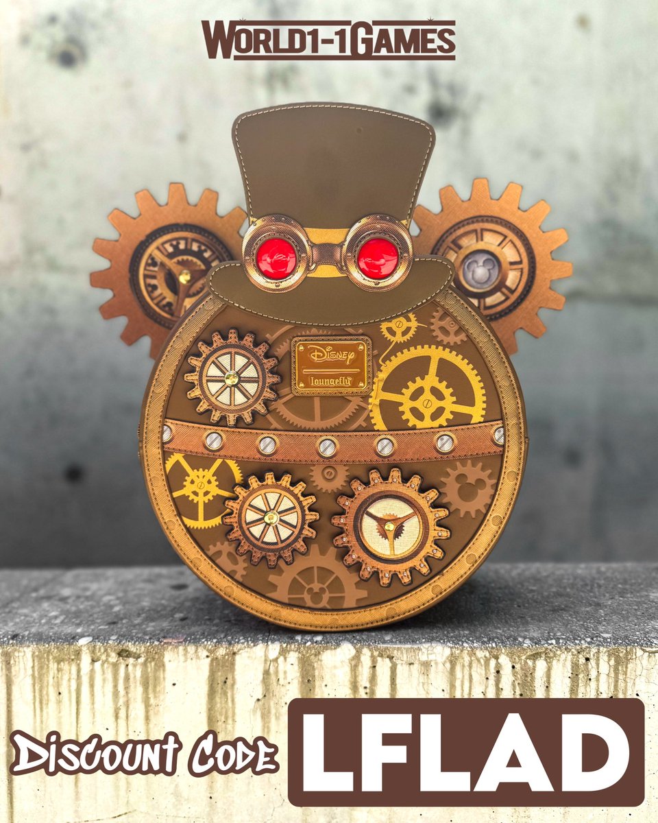LoungeflyLad's tweet photo. Brand new Steampunk Mickey and Steampunk Pete Loungefly exclusives available now! https://t.co/AisnJtCkqp https://t.co/7PdOjvtts4