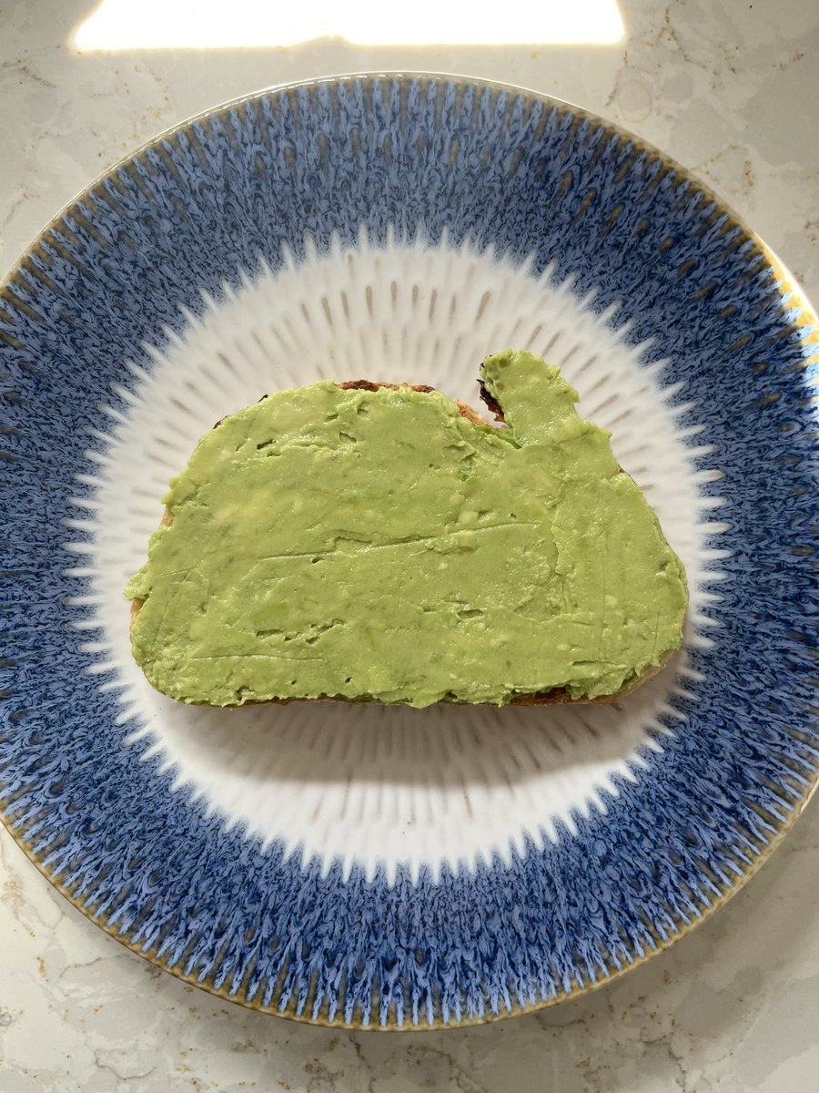 wolfinmyhouse's tweet image. bunny avocado toast