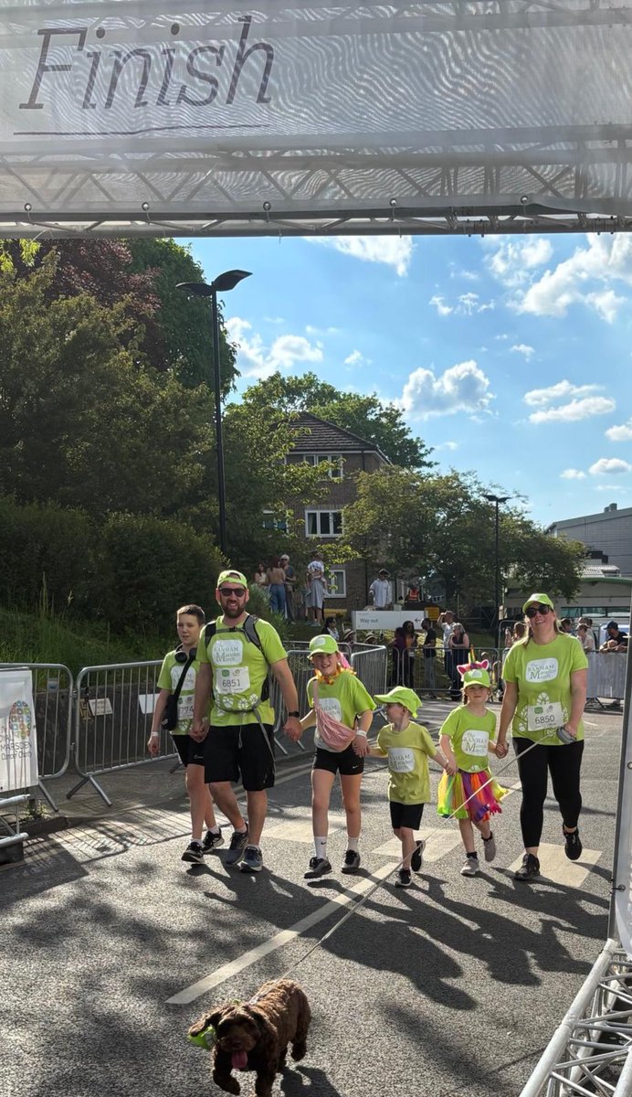 So proud of my little team today! 15 miles, 35,000 steps- remembering Grandad on his 7 year anniversary and thinking of our special ones still fighting the fight today! 
It’s a great cause that means SO much and we are so grateful to have contributed £1200 today! 👏