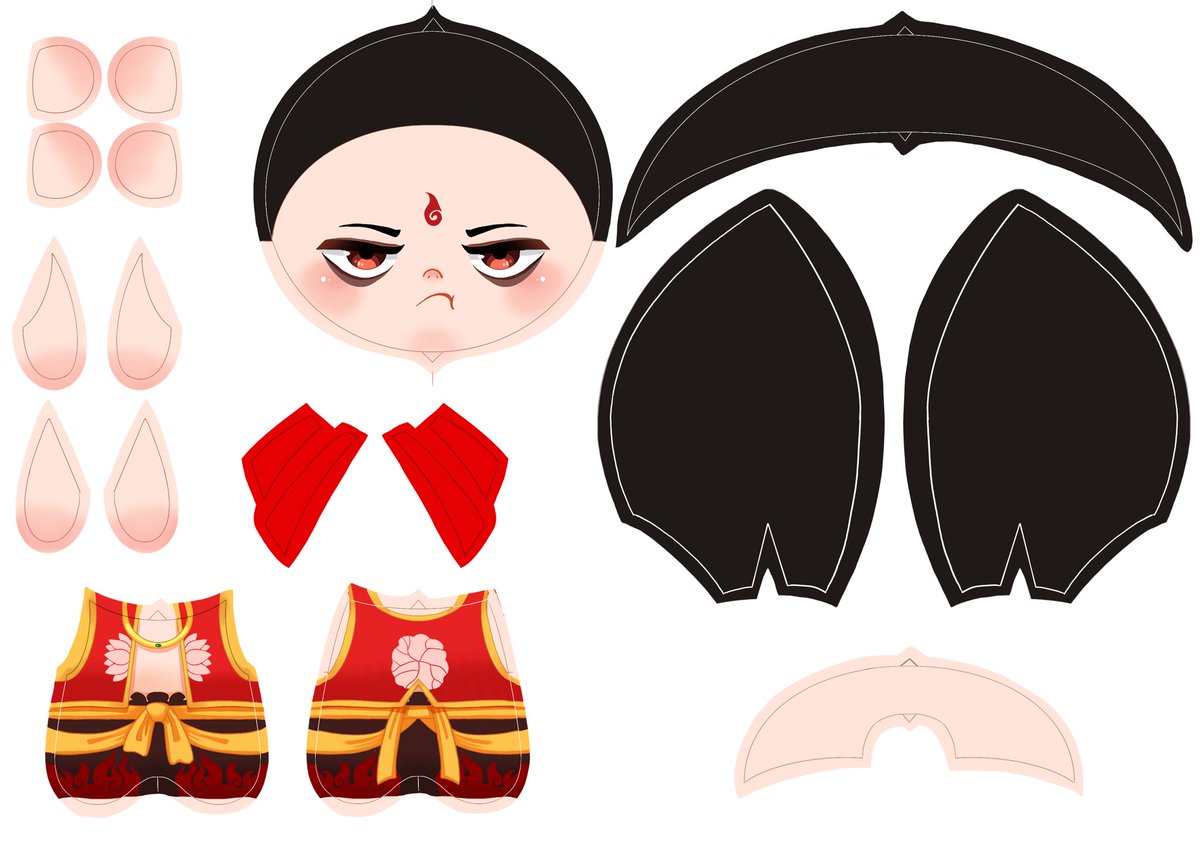 hersky203's tweet image. #哪吒2 #哪吒之魔童鬧海 #哪吒
图纸分享