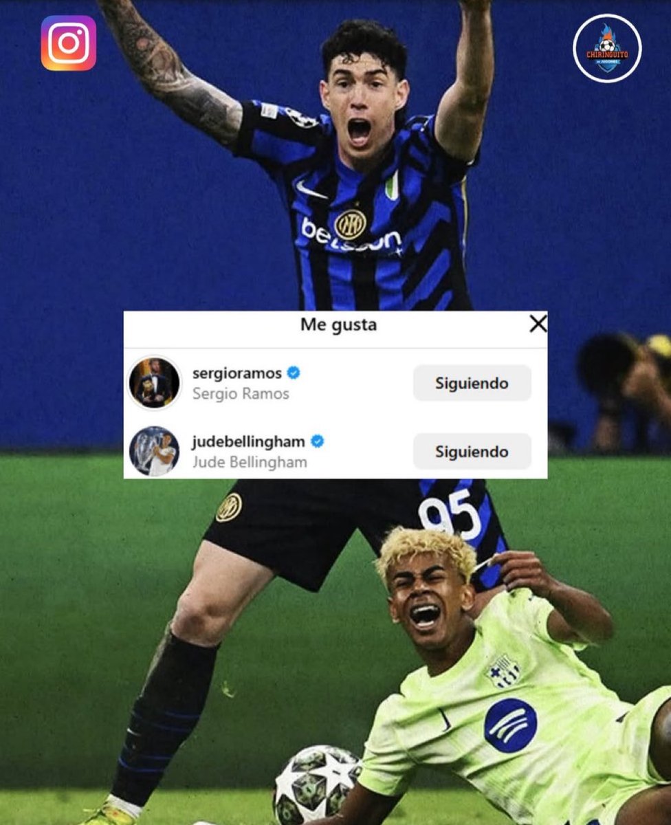 JeffFcb14's tweet photo. Lamine se burla de los madridistas que le dieron fav a la publicación de Bastoni 

“Darle like a esta también 😜” https://t.co/nAJv5zTePP