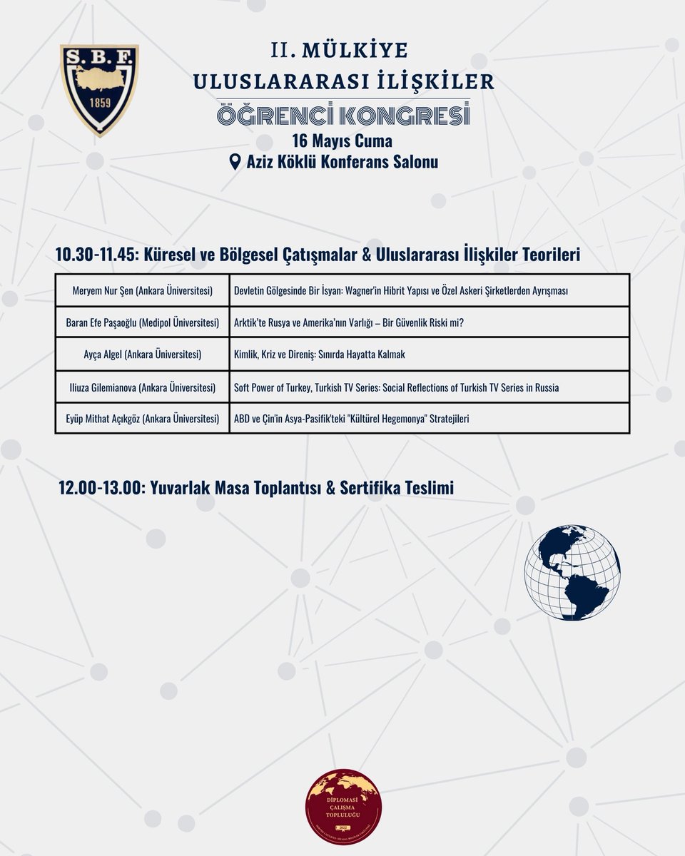 Diplomasi Çalışma Topluluğu tweet media