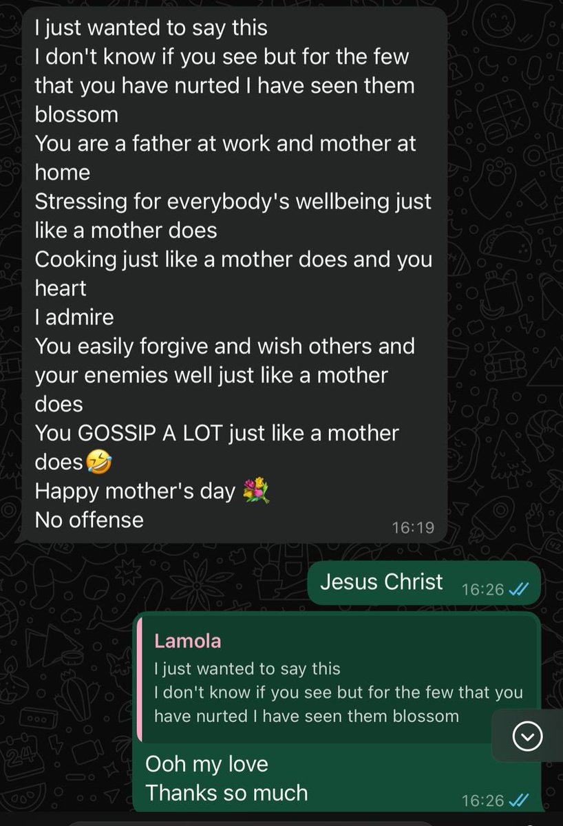 Grace Stone (@gracestoneug) on Twitter photo Oooh 😢😢🤦♂️
Am overwhelmed by this text !! Oooh 😢😢🤦♂️
Am overwhelmed by this text !!