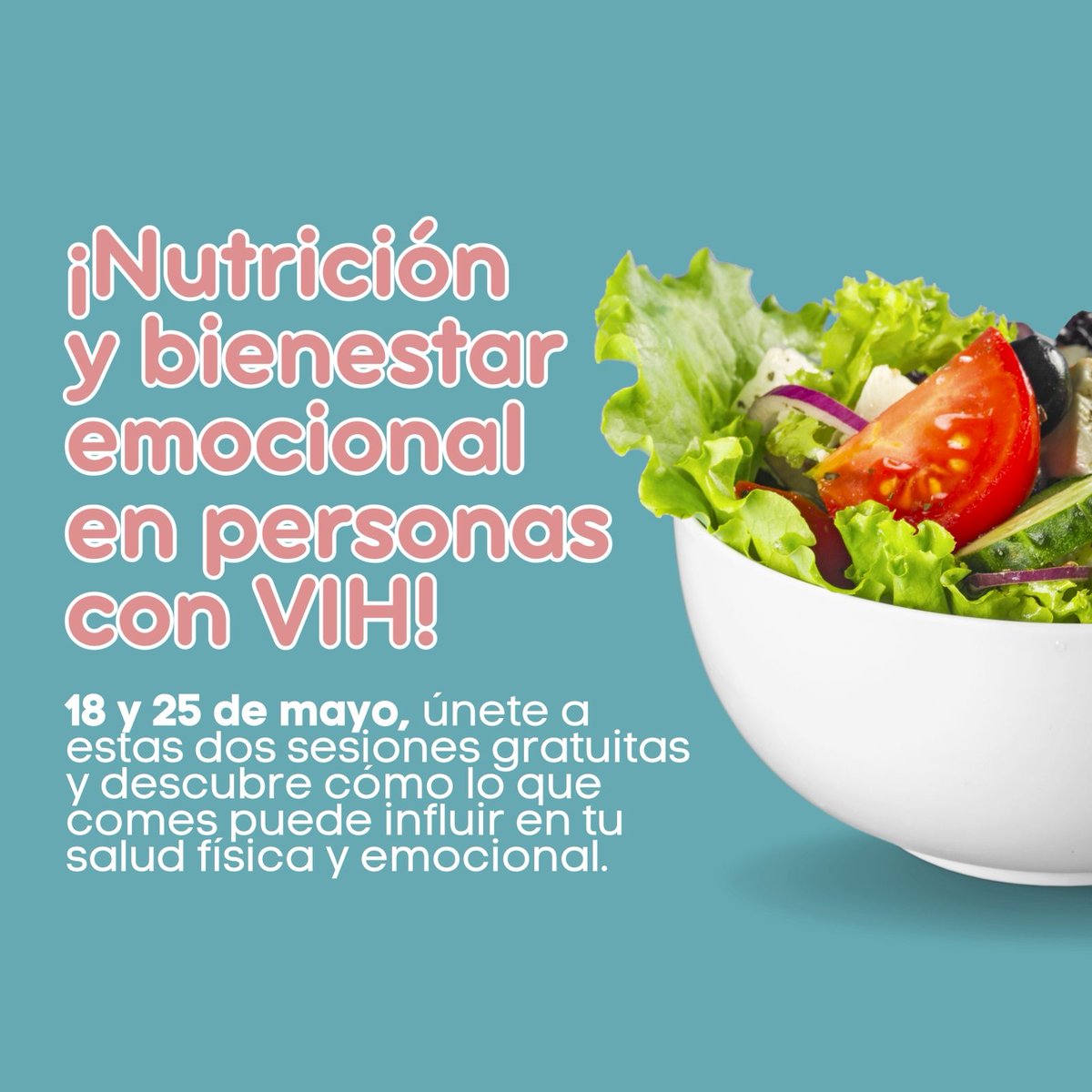 AsovidaM's tweet image. Webinar gratuito de la mano con Cultura VIH. Te esperamos...