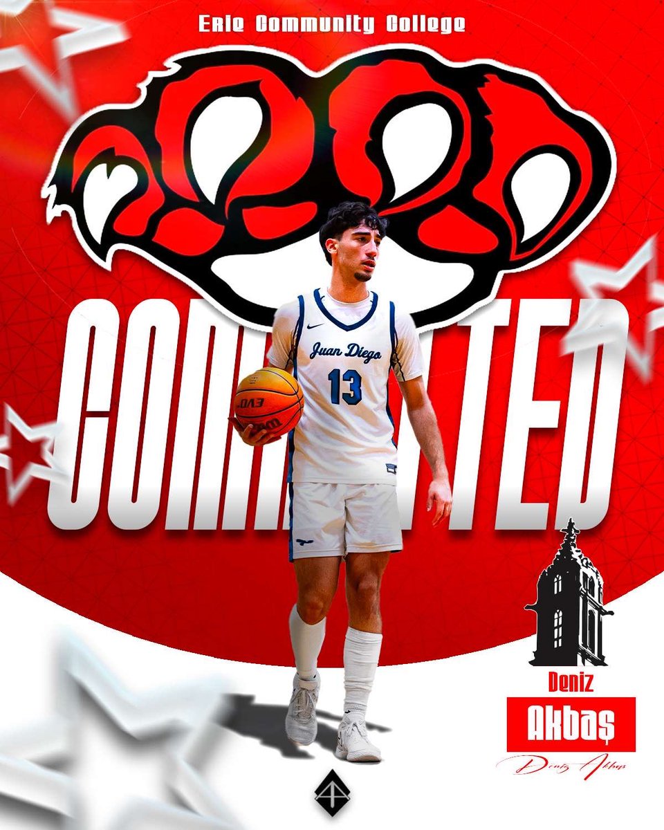 After taking a great visit and having multiple conversations with Coach Alex and the coaching staff, I’m blessed to announce my commitment to Erie Community College! I’m grateful for everyone who’s supported me on this journey — time to get to work!