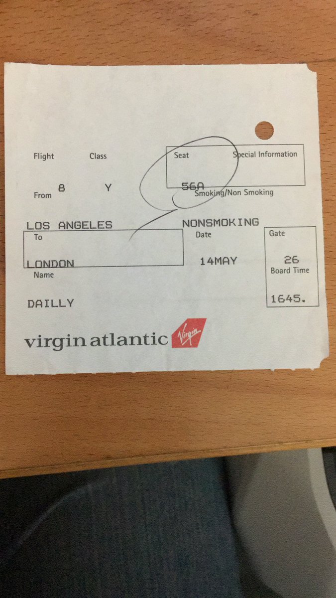 mdf200's tweet image. My original 1995 #E3 flight stub....