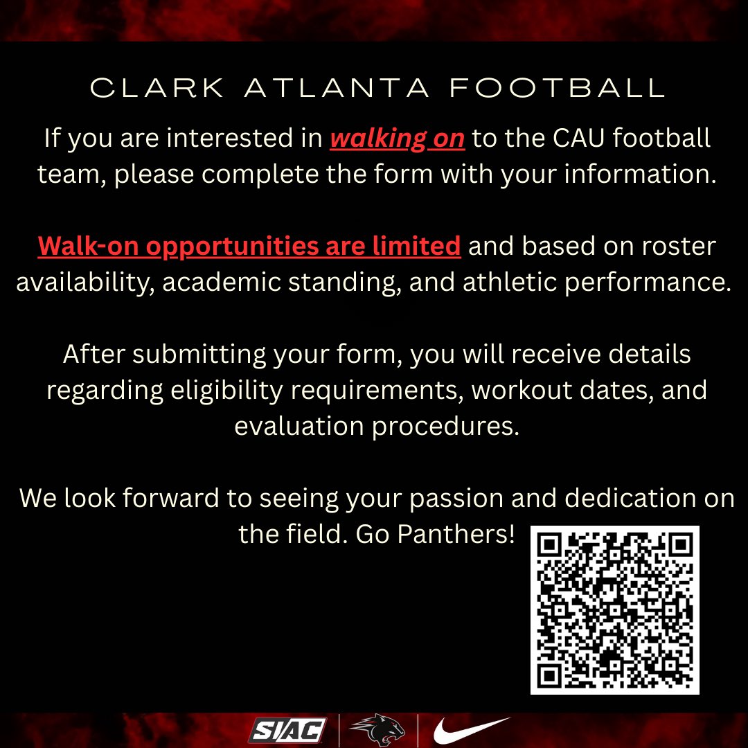 Transfer Deadline June 1st 

#BeTheReason 

<a href="/CAU_Football/">Clark Atlanta Football</a> <a href="/teddyk95/">Teddy Keaton</a>