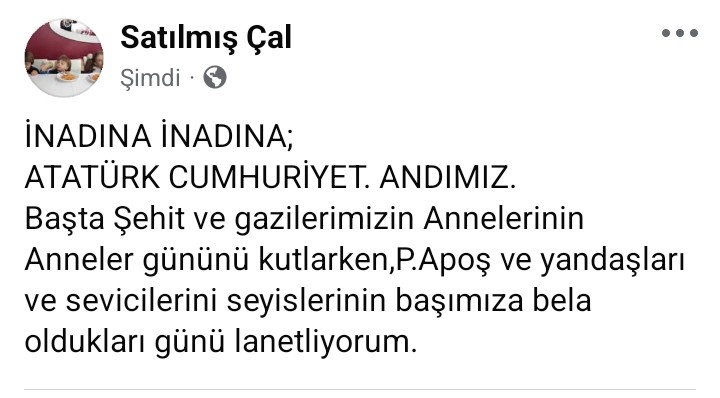 İNADINA