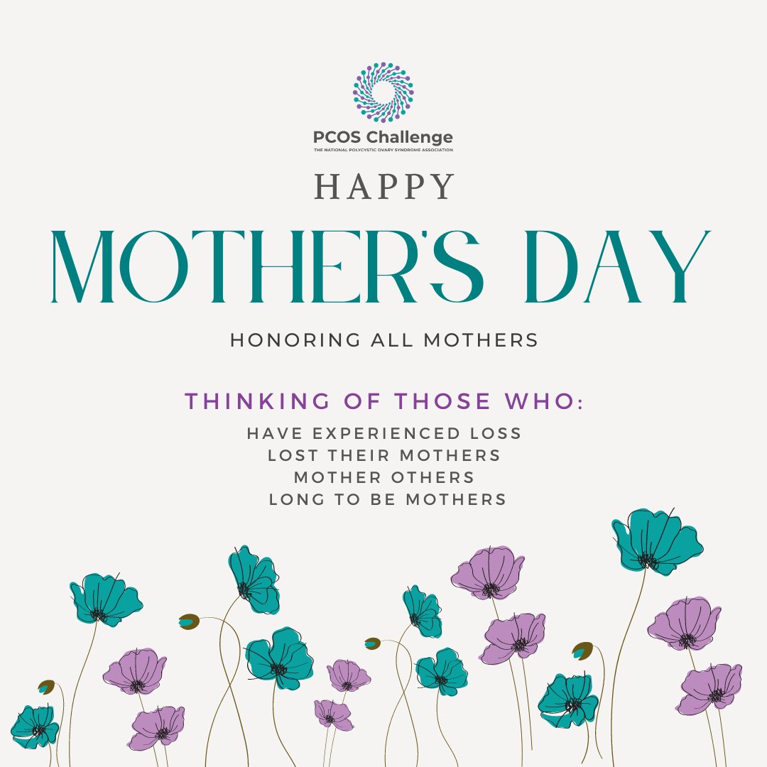 pcoschallenge's tweet image. Today we celebrate the act of mothering, which lives inside us all. No matter where you are in your life or your journey, we honor and celebrate you.
Happy Mother's Day to each and every one of you.
#MothersDay #HappyMothersDay
#PCOS #PCOSSupport