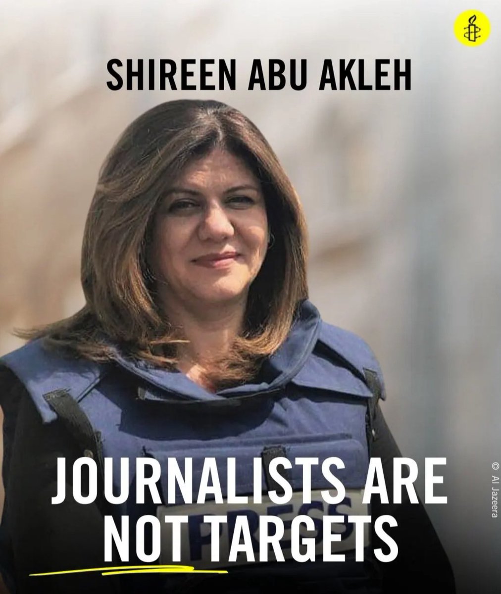 On May 11, 2022, Shireen Abu Akleh, an icon of journalism who spent decades telling the stories of Palestinians, was killed by Israeli forces.

At <a href="/amnesty/">Amnesty International</a>, we will continue to demand justice for Shireen Abu Akleh and for all Palestinians who have been unlawfully killed by