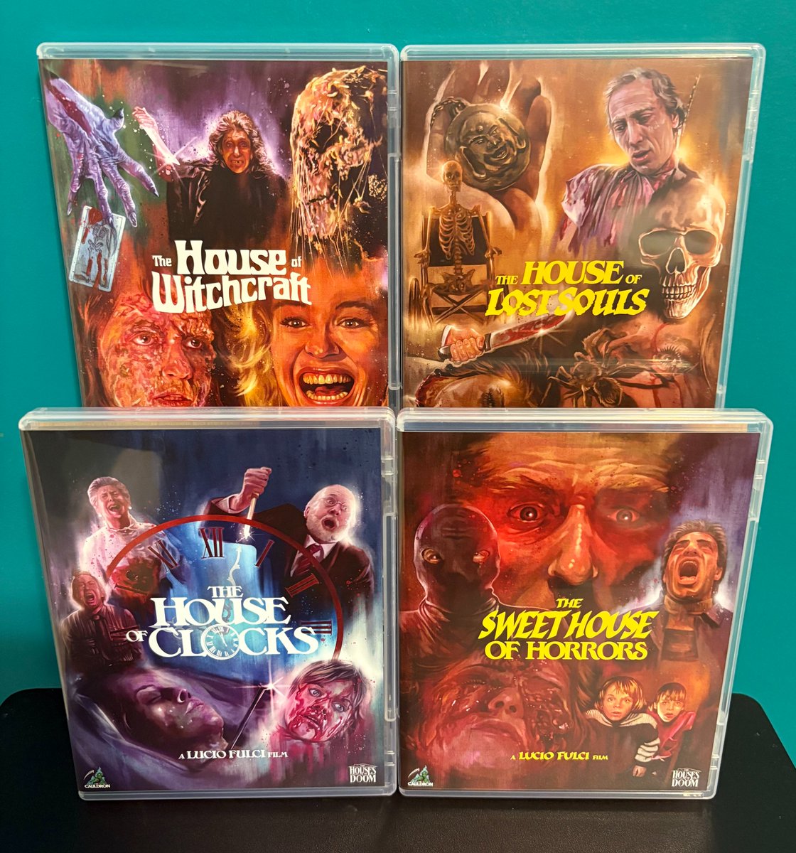 The sickos over at Cauldron Films have released the four films from the House of Doom series individually on Blu-Ray. 

Check out the latest No Streaming Required to hear about some twisted tales from horror masters Lucio Fulci and Umberto Lenzi: youtu.be/LwsJJghYwzU?si…