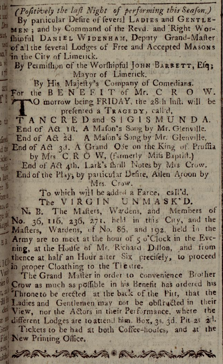 cheebah's tweet image. Considering Baptiste's year living in Limerick, this is great addition to the city's black history &amp;amp; insight into 18th century Ireland.  Real evocative moment is hearing EileenAroon sung in style Rachel would have sung it, in Peters Cell over 250 years ago rte.ie/radio/lyricfm/…