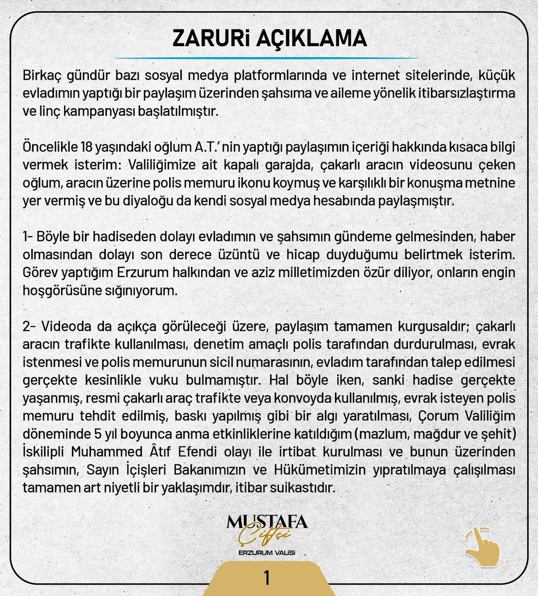 Mustafa ÇİFTÇİ tweet media