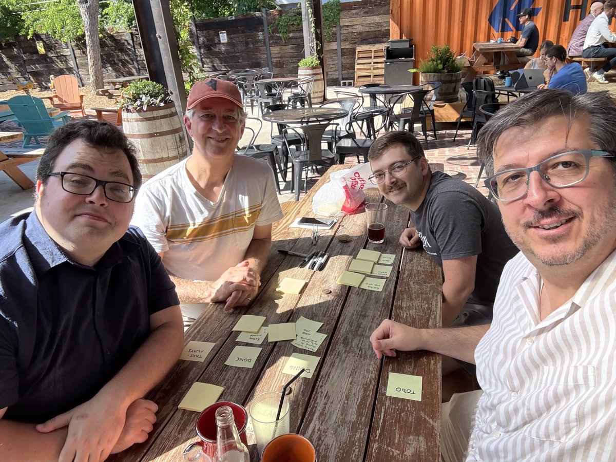 liviutudor's tweet image. At Austin Lean Coffee meetup this week