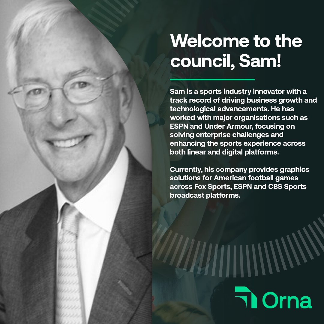 WeAreOrna's tweet photo. We are delighted to introduce our Industry Advisory Council members. With our IAC, we gain expert guidance, insights, and best practices from leaders in the world of sport.

#WeAreOrna #DigitalTransformation #TechLeadership #AI #DataAnalytics #ESports #DataTraining #TechEducation https://t.co/uDHTqAu4dB