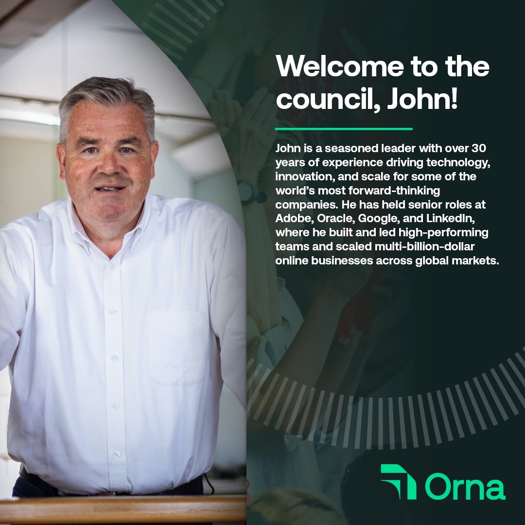 WeAreOrna's tweet photo. We are delighted to introduce our Industry Advisory Council members. With our IAC, we gain expert guidance, insights, and best practices from leaders in the world of sport.

#WeAreOrna #DigitalTransformation #TechLeadership #AI #DataAnalytics #ESports #DataTraining #TechEducation https://t.co/uDHTqAu4dB