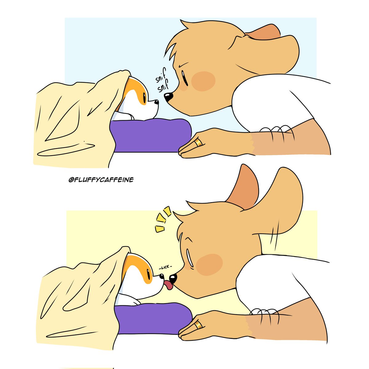 fluffycaffeine's tweet image. 📦🐶 FREE PUPPY (5/?)
la verdad no preparé nada x el día de la madre PERO cmo disculpa (y pq no he actualizado) va doble actualización !! ⸜(｡˃ ᵕ ˂ )⸝♡

#dogmanfanart #dogmanau #detey #freepuppyau