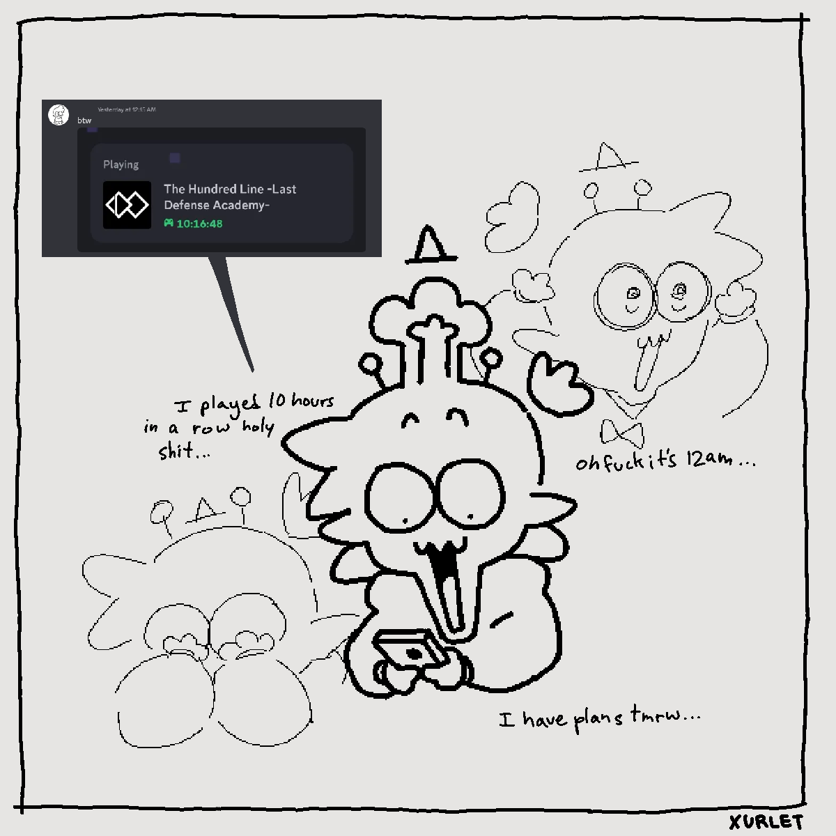 xurlet's tweet image. I ended up playing till 3am,,,