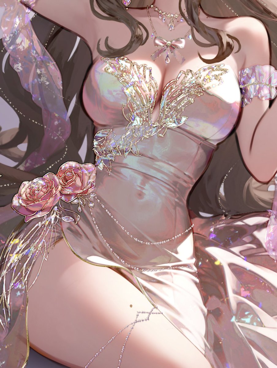 cookin this shiny ahh dress cm rn I almost wanna eat it...