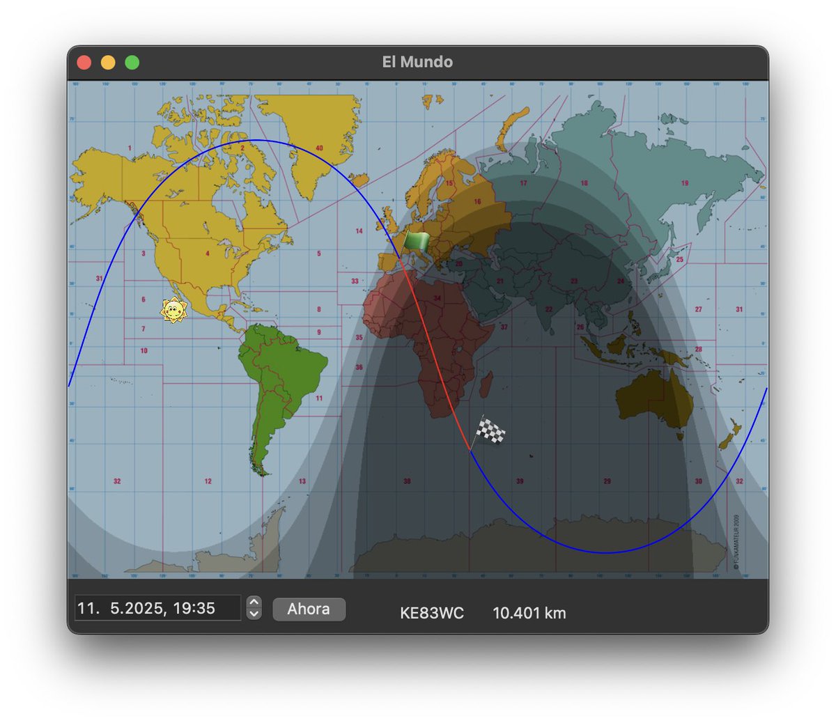 I won't be able to try tomorrow.
30m. worked a few minutes ago, in a pile-up of over 100 stations.
The balance for ZS8W Marion Is. is:
- NEW ATNO 
- 2 new slots.
Minimal hunting, but satisfied.

#amateurradio #dxing #dx #propagation #DXCC #ZS8W