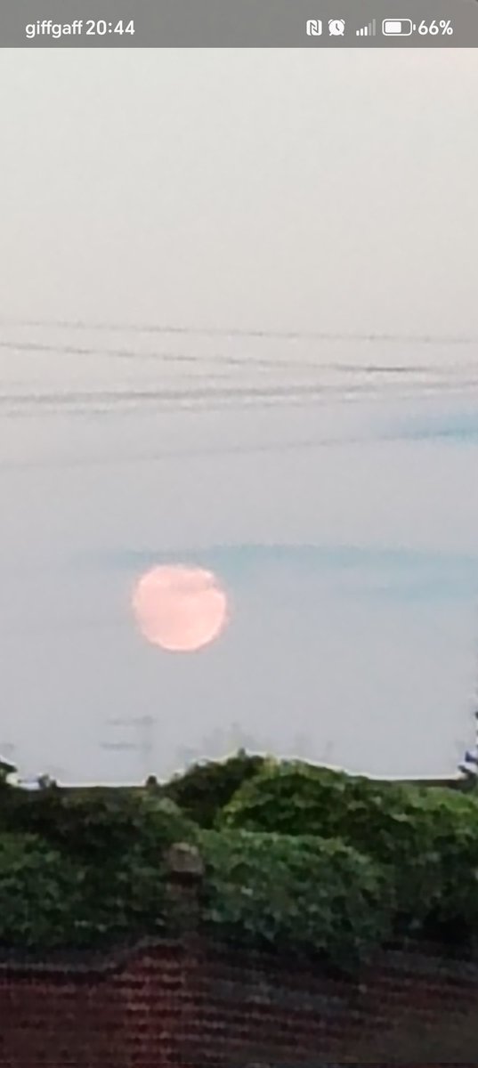 The moon is looking lovely tonight x