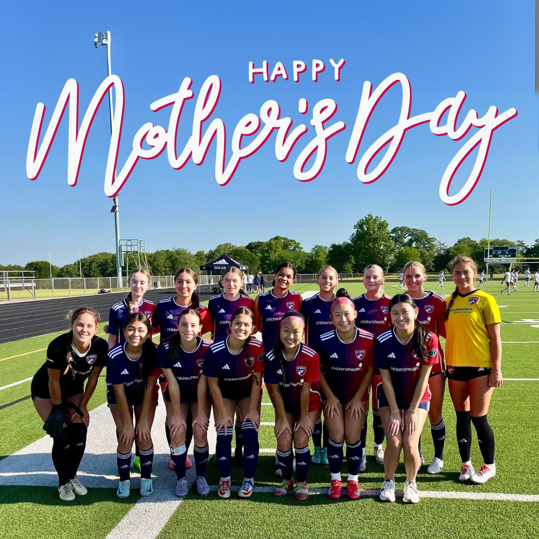 FC Dallas 08g ECNL RL (@fcdallas08gecrl) on Twitter photo Hey moms! Thanks for juggling all the schedules, putting up with smelly cleats & gloves in your car, & being our number one biggest fan no matter how we play that day. We couldn’t love you more❣️
-- Your favorite passenger princesses
<a href="/FCDGirlsECNL/">FC Dallas Girls ECNL</a> <a href="/FondrenJames/">James Fondren</a> <a href="/matt_martucci/">Matt Martucci</a> Hey moms! Thanks for juggling all the schedules, putting up with smelly cleats & gloves in your car, & being our number one biggest fan no matter how we play that day. We couldn’t love you more❣️
-- Your favorite passenger princesses
<a href="/FCDGirlsECNL/">FC Dallas Girls ECNL</a> <a href="/FondrenJames/">James Fondren</a> <a href="/matt_martucci/">Matt Martucci</a>
