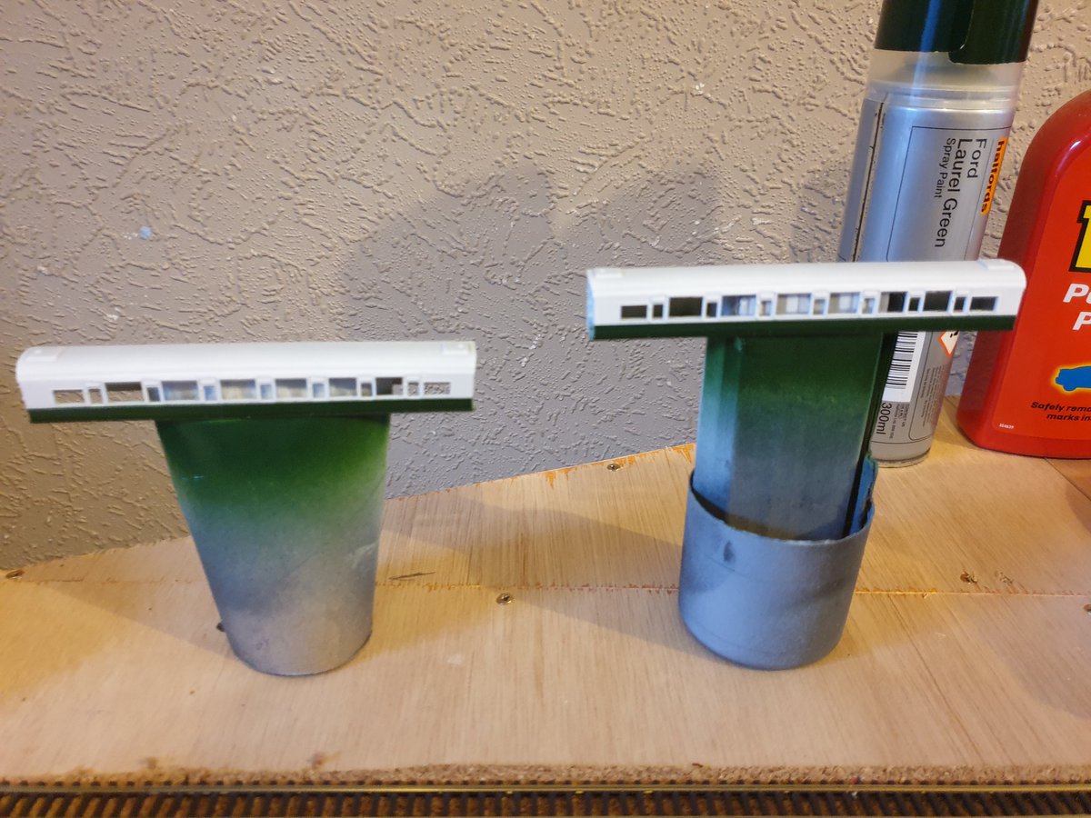 2 more of Pete's Express coaches left the workbench this week with the Green Composites being completed. This now means 4 out of the 5 he asked me to do are now done and the final Green brake is currently in pieces ready for body modifications! Lots to do! #TMRGUK #Thomas #NGauge